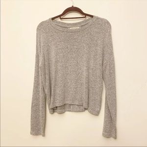 Pink Rose grey long sleeve large